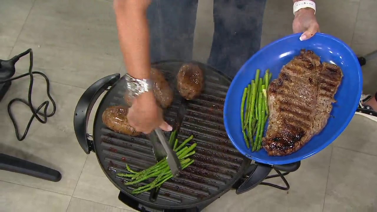 Foreman 15 Serving Indoor/Outdoor Electric Grill on QVC YouTube