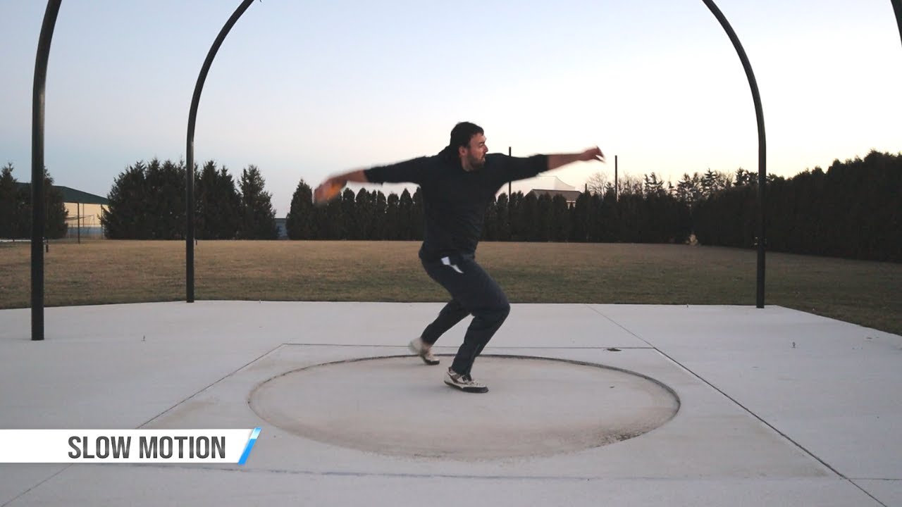 real discus throws (with slow motion) YouTube
