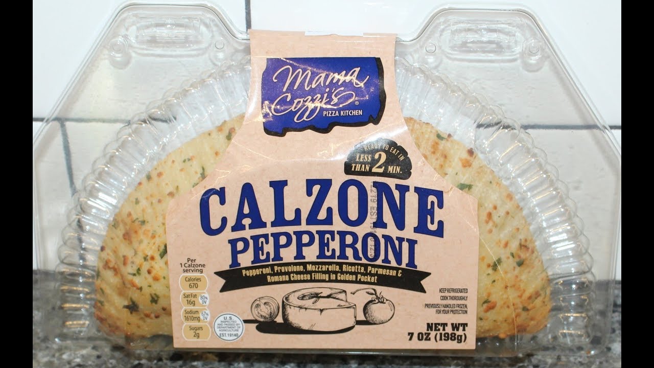 Mama Cozzi’s Pizza Kitchen Calzone Pepperoni Review YouTube