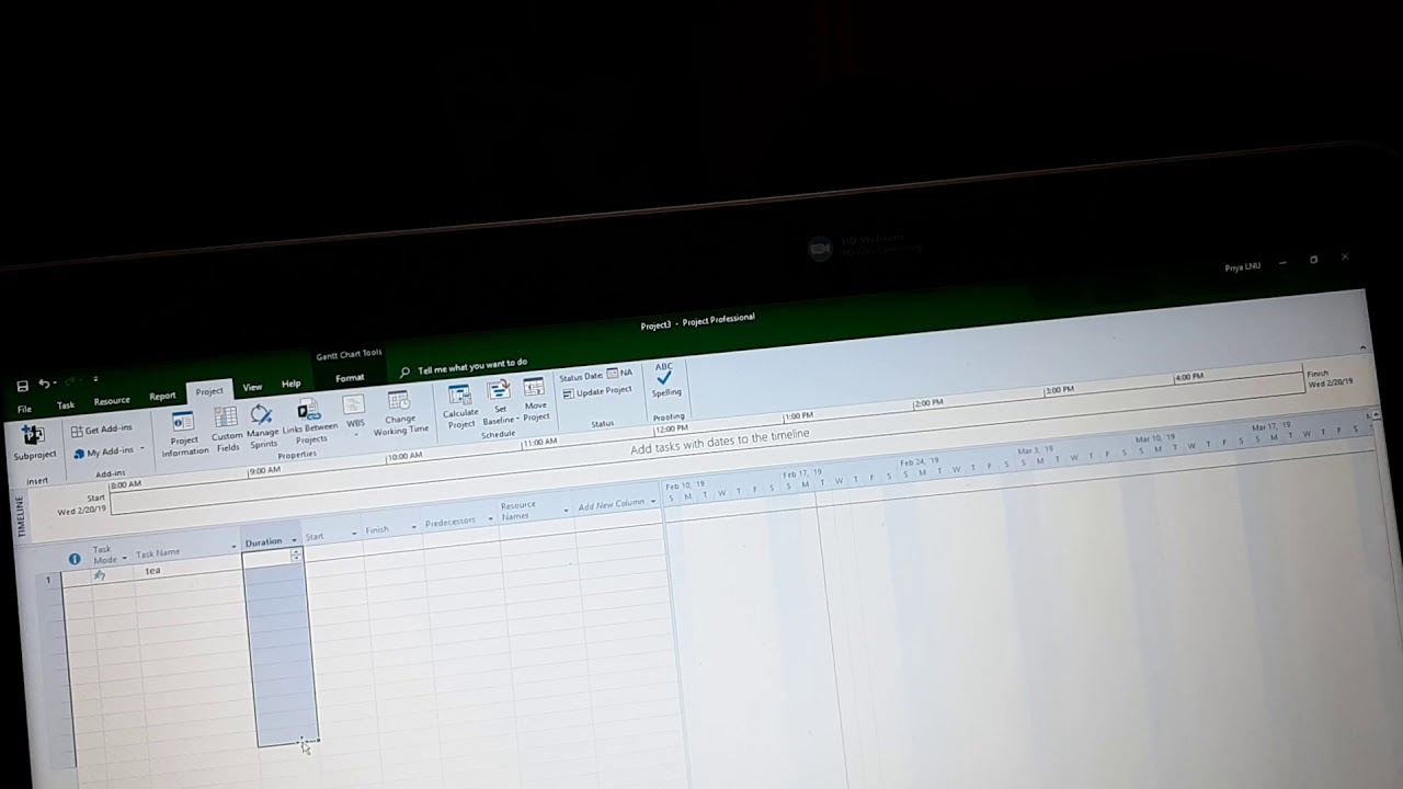 Part 1- Learning WBS using microsoft project professional 2016 - YouTube