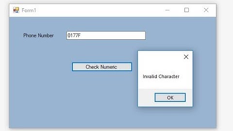 Numeric Validation And Remove Character C#  #numeric #validation #removechar #programming