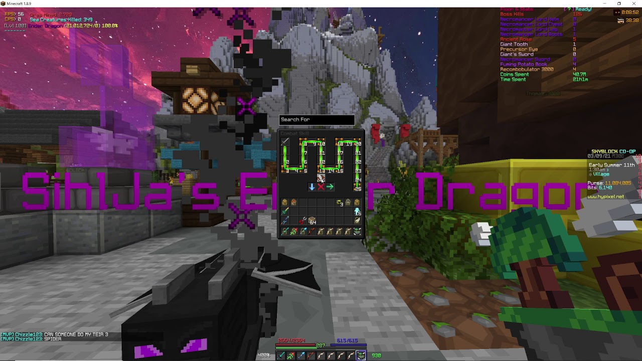 Hot To Get To The New Bestiary Collection In Hypixel Skyblock YouTube