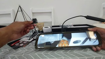 Toguard CE70 12" rearview mirror dashcam unboxing and first impressions