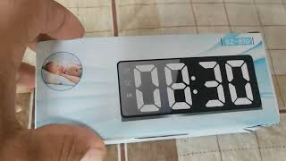 Review e configuração do relógio de LED SZ-810 Profile