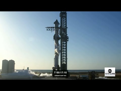 WATCH LIVE: SpaceX to Launch ‘Starship’ Rocket in First Orbital Test Flight | ABC News