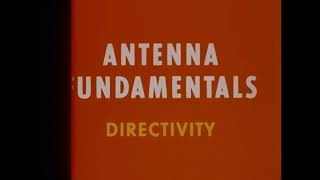 Antenna Fundamentals 3 Directivity - 1960 Hd