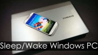 Sleep/Wake your Windows PC over LAN using any Android Device (shown on Galaxy S4) - Android Tips #22