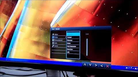 [BenQ FAQ] LCD monitor_How to reset XR3501 color