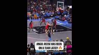 Angel Reese has averaged 20.6 PPG, 13.9 RPG and 3.1 APG in the last month