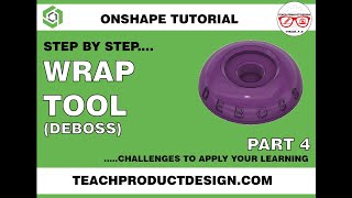 : Onshape Tutorial. How to create a DEBOSS on a double curved surface? Step by step guide.