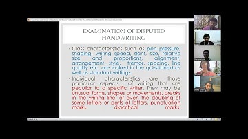 22.02.19 - Practical approaches to Questioned Document Examination