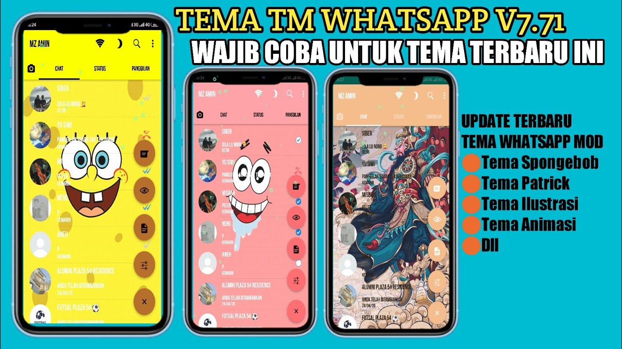 Tema WhatsApp Mod Terbaru 2020 | Tema TM WhatsApp Kece | Paling Laris saat ini