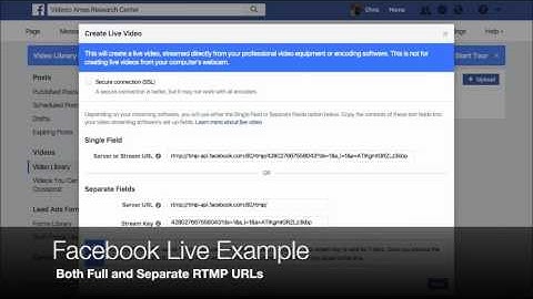 Indabacall Live Streaming Ad-hoc RTMP Events