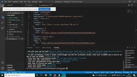 Challenge #9 Node.js Challenge: Professional README Generator