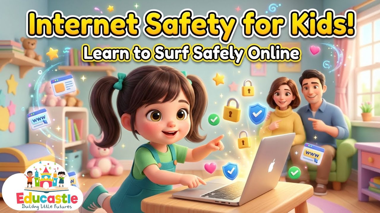 Internet Safety Day Song for Kids – Learn Online Safety | Safe Internet ...
