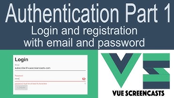 VueJS 인증 - 이메일과 비밀번호를 이용한 로그인 및 등록(VueJS 앱 구축 8부)