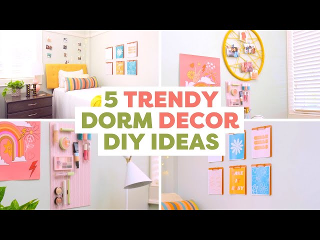 You Need to Make These 5 Dorm Decor DIYs | DIY Dorm Decor Tips ...