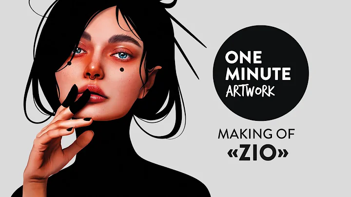 Digital Drawing - Making of Zio by Laura H. Rubin | One Minute Artwork