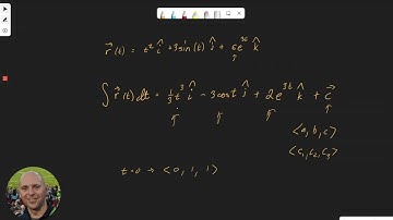 Integral of a Vector Function (Indefinite)