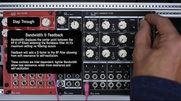 ADDAC603 VC Triple Bandpass Filter - Step Through