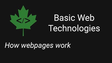 [Presentation] Basic Web Technologies