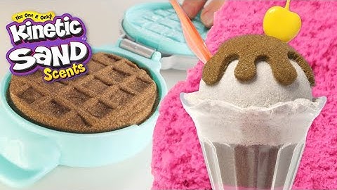 KINETIC SAND DIY Ice Cream Slime Maker Factory Satisfying Video ASMR! #fidgets #asmr 🍦
