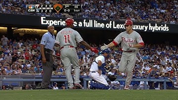 Utley goes yard twice against Dodgers