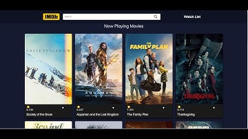imdb clone using HTML,CSS Javascript