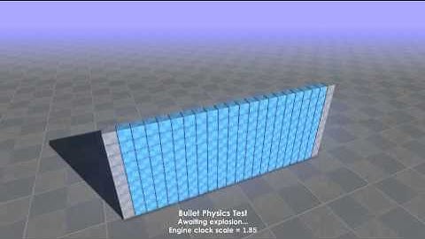 GameStart3D / Explosion Simulation using Bullet Physics