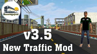 Bussid v3.5 New obb traffic mod  || bussid ||  || bus simulator Indonesia || screenshot 3