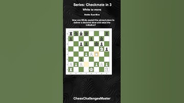 Chess puzzle - Checkmate in 3 - Noble Sacrifice