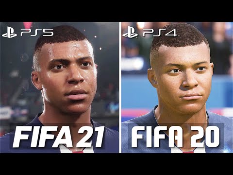 FIFA 21 VS FIFA 20 GRAPHICS COMPARISON! PS5 Vs PS4