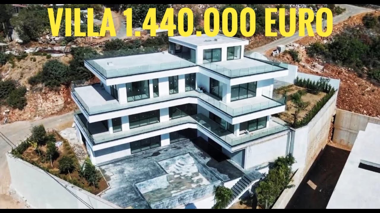 Alanya Besichtigung 1.440.000 Euro Villa