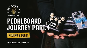 Gear & Beer: 🔴  Pedalboard Journey Pt. 4: The Best Delays & Reverbs You Can Buy