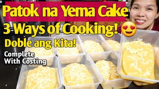 Yema Cake PangNegosyo Recipe, 3 Ways Of Cooking, Doble Ang KITA Complete With Costing