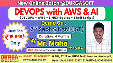 DEVOPS with AWS & AI Online Training @ DURGASOFT