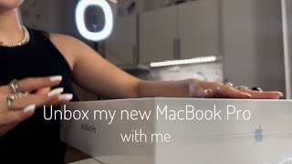 Unboxing my new MacBook Pro 2022 & AirPods  | Being spoiled by yourself is such a boss feeling 🫶🏼