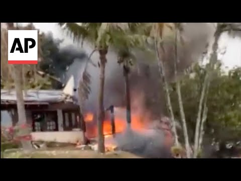 Plane crash in