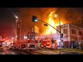 LAFD Greater Alarm Fire: Station 66 (South LA)