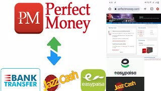 Perfect Money to JazzCash & Easypaisa // How Can Buy Perfect Money Exchange in Pakistan Vuexchanger