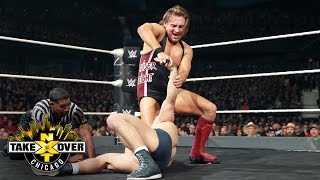 Pete Dunne brutalizes Tyler Bate with a ruthless attack - WWE UK Title Match: NXT Takeover: Chicago