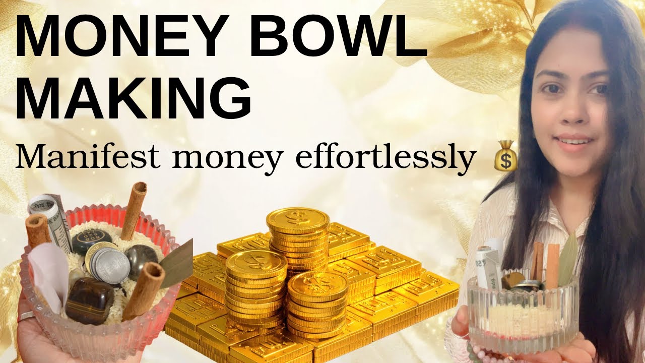 Money bowl easy making 💫Creat your own money bowl easily ✨