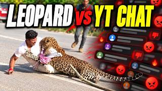 Injured Leopard Attacks man who was saving him