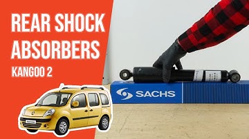 How to replace the rear shock absorbers Kangoo mk2 ➿