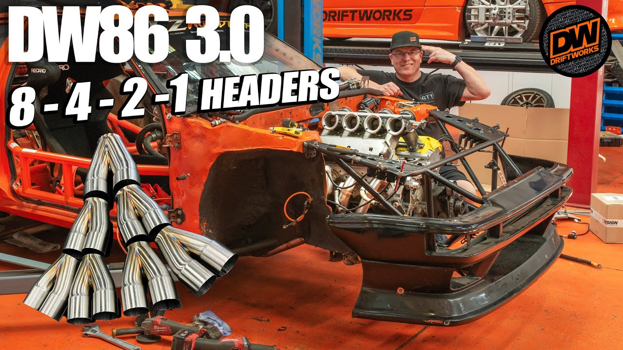Equal Length 8-4-2-1 Headers for the DW86 Drift Car 2025 Rebuild