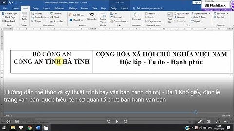 Hướng dẫn thực hiện thể thức văn bản đại hội