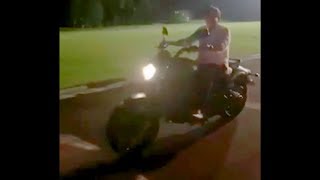 比大統領、バイクでけが ＝急ターンで転倒？