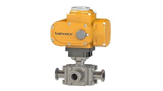 Explosion Proof 3-Way T-Port Sanitary Ball Valves