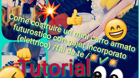 Come si costruisce un carro armato di cartone?