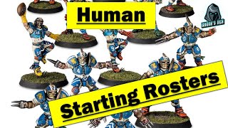 Human Rosters - Blood Bowl Season 3